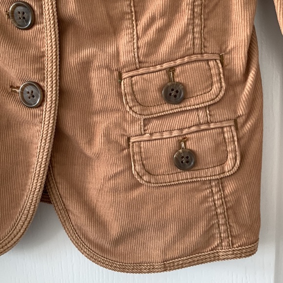 LOFT Camel Corduroy Long Sleeves Jacket Size 2P - Picture 8 of 13